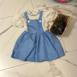 Dorthy with Toto wizard of oz costume